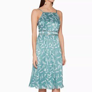 CLUB MONACO Josefienahh Floral Print Georgette Silk Dres Size 10